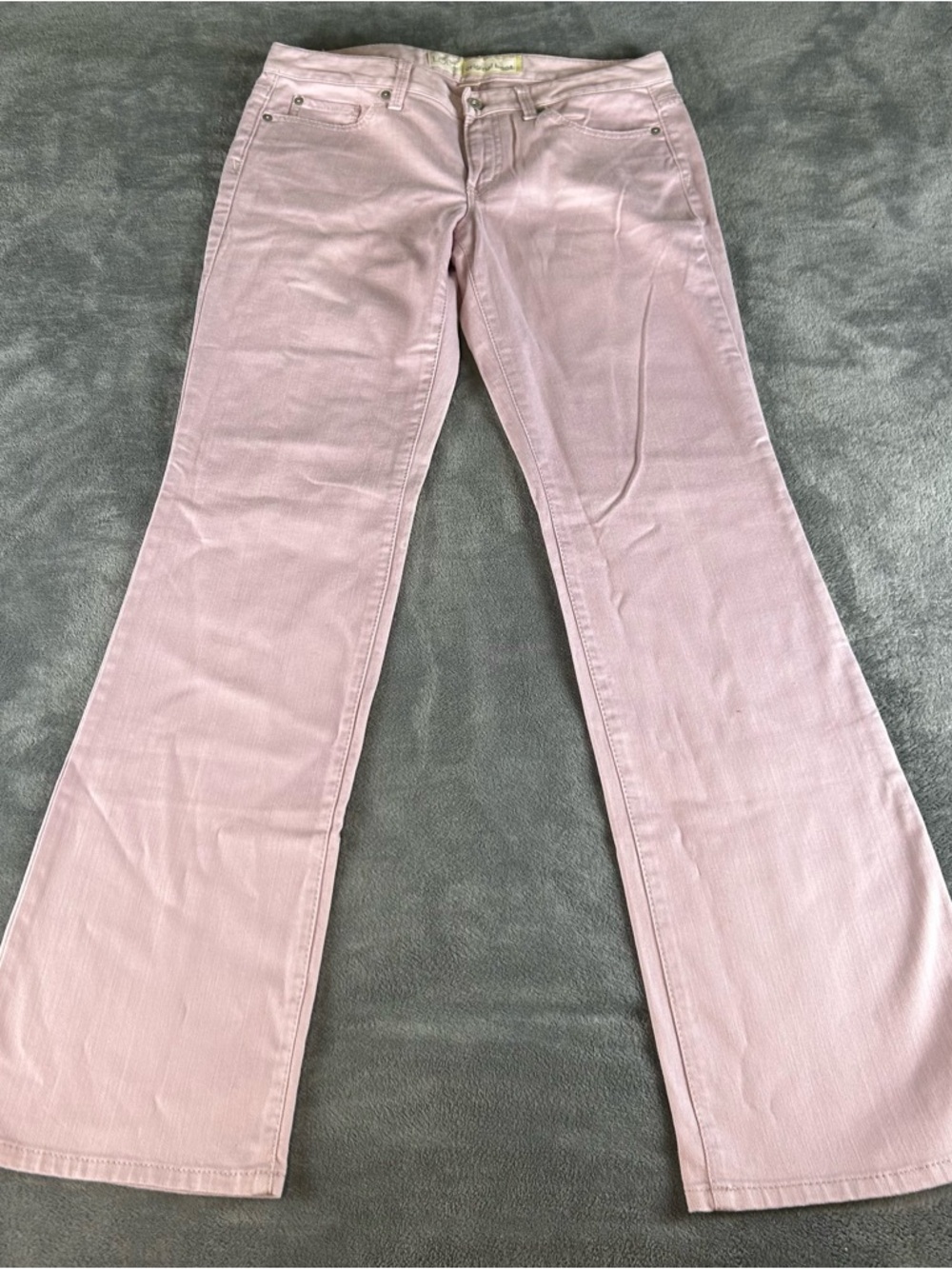 Loft Original Boot Cut Jeans Womens 6 Orchid  Pink Denim Low Rise Y2K Pastel